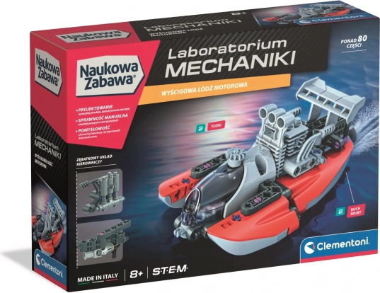 Laboratoriummachanica – motorboot CLEMENTONI