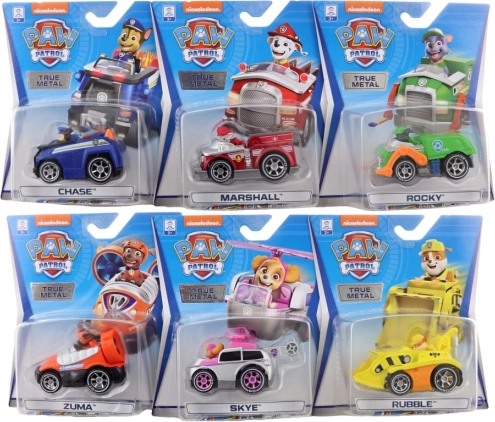 Paw Patrol verzamelbare metalen autootje