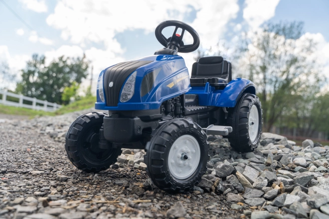 Tractor New Holland T6 met bakwagen