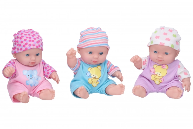 Schattige baby met muts