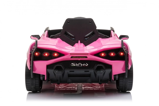 Lamborghini SIAN elektrische kinderauto met afstandsbediening – Růžové
