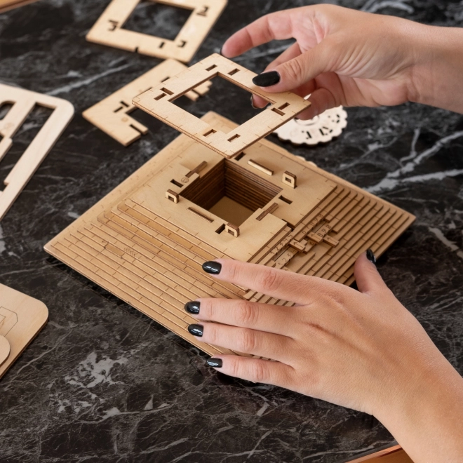 EscapeWelt 3D houten mechanische puzzel Pyramide