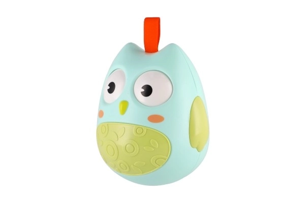 Roly Poly uil plastic 11cm met geluid in doosje 14x16x12cm 6m+