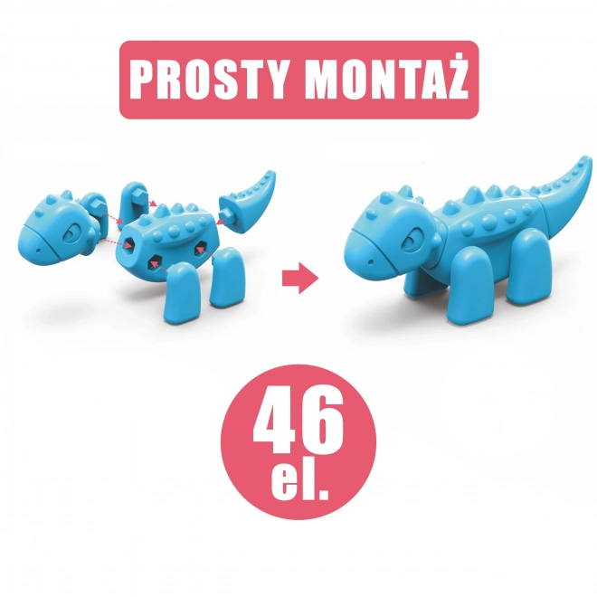 Constructieset Dinosauriërs 2in1 bordspel