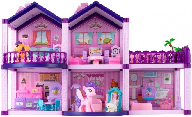 Poppenhuis met pony's