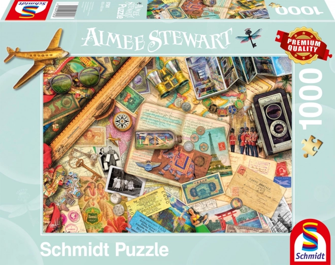 Puzzel Herinneringen aan reizen 1000 stukjes