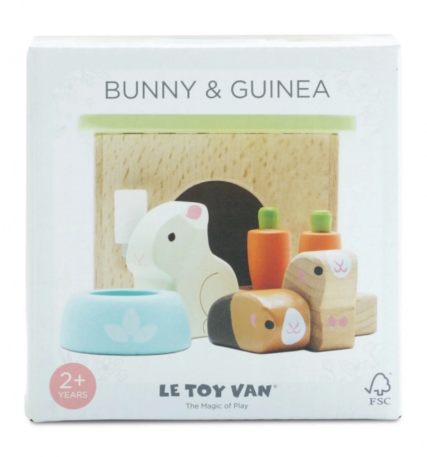 Le Toy Van Set Konijn & Cavia