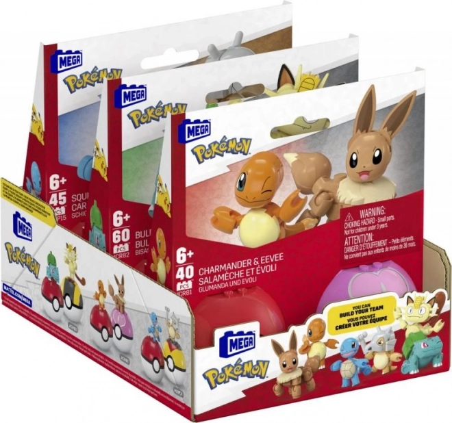 Constructieset Pokémon Poké Ball Charmander en Eevee