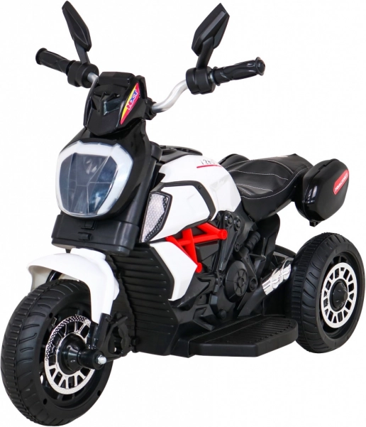Elektrische kindermotor Fast Tourist – Wit