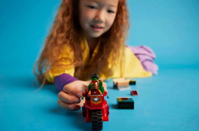 LEGO Marvel Super Heroes 76287 Iron Mans motorfiets en Hulk