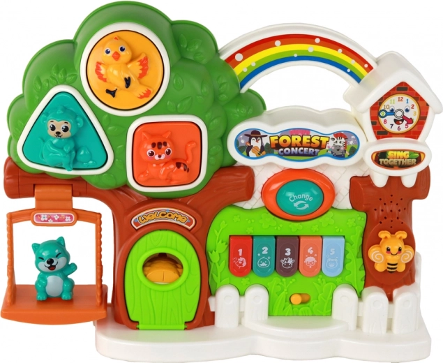 Interactieve boom vol ontdekkingen