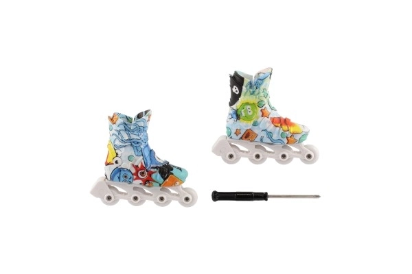 Vingerrollerskates met schroevendraaier