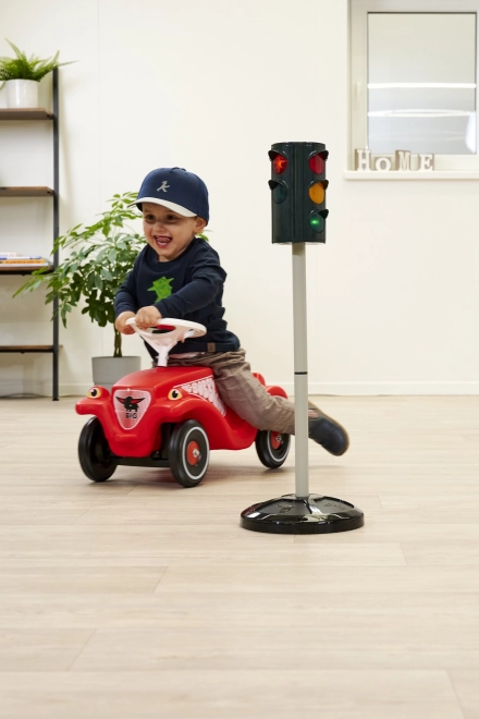 Grote verkeerslicht met automatische omschakeling van lichten