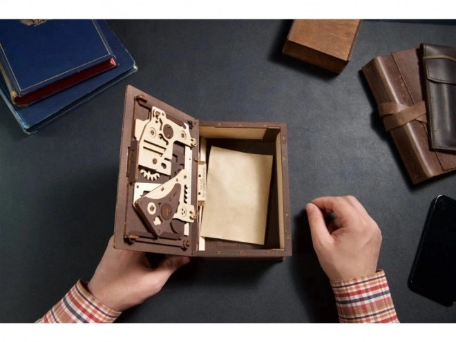 Ugears 3D houten mechanische puzzel Boek van Geheimen