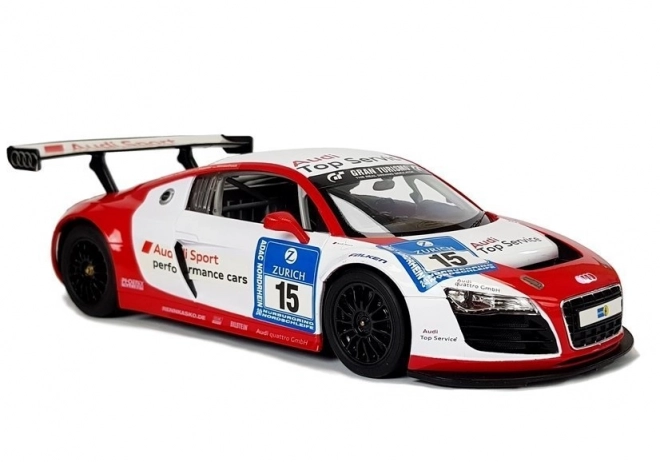 Rastar Audi R8 LMS op afstand bestuurbare auto 1:14 wit-rood
