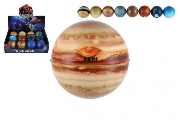 Extreem stuiterende bal met planetenmotief