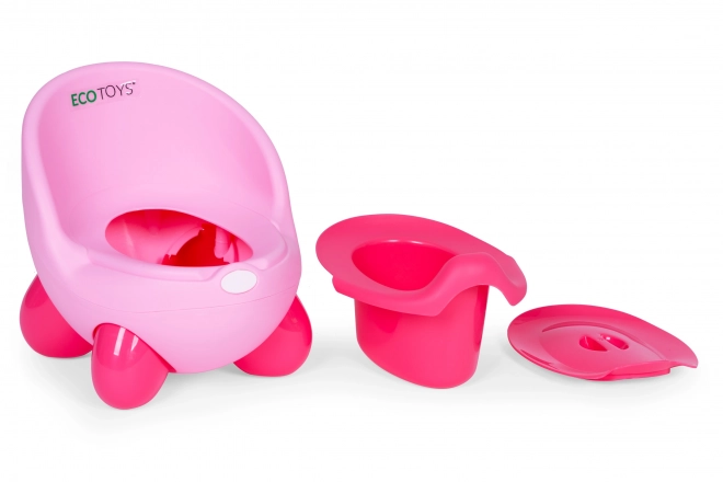 Kinderpotje met verwijderbare inzetstuk en antislip poten ECOTOYS