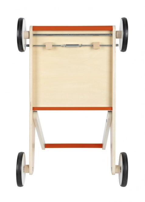 Small foot Kinder loopwagen rood