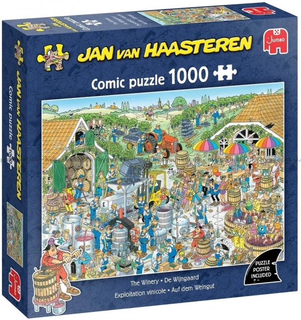 Puzzel Overwinnende Wijn 1000 Stukjes Jan van Haasteren