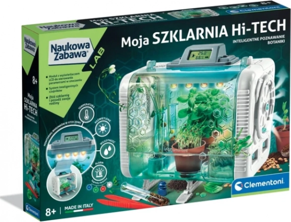 Wetenschappelijk plezier – hi-tech botanisch laboratorium kas CLEMENTONI