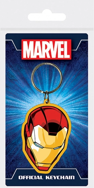 Marvel rubberen sleutelhanger Iron Man