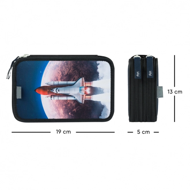 Baagl schoolset Space Shuttle: boekentas, etui, zak