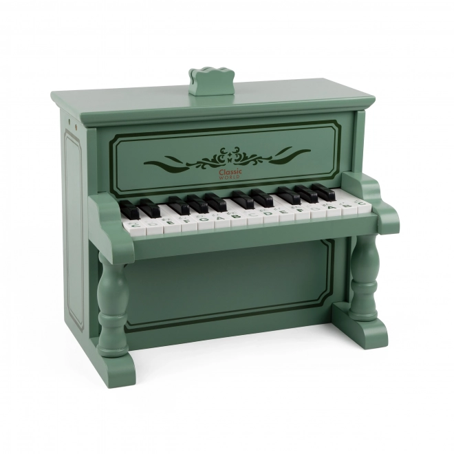 Houten piano Classic World met lesboek
