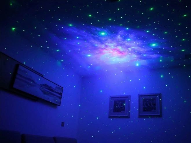 Sterrenprojector zittende astronaut met afstandsbediening