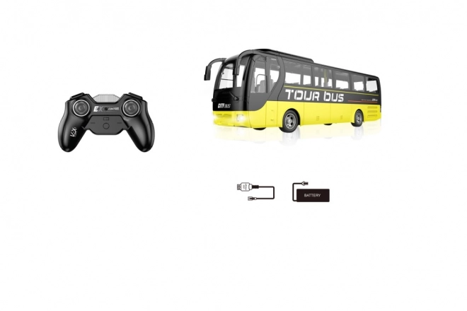 RC bus met afstandsbediening blauw