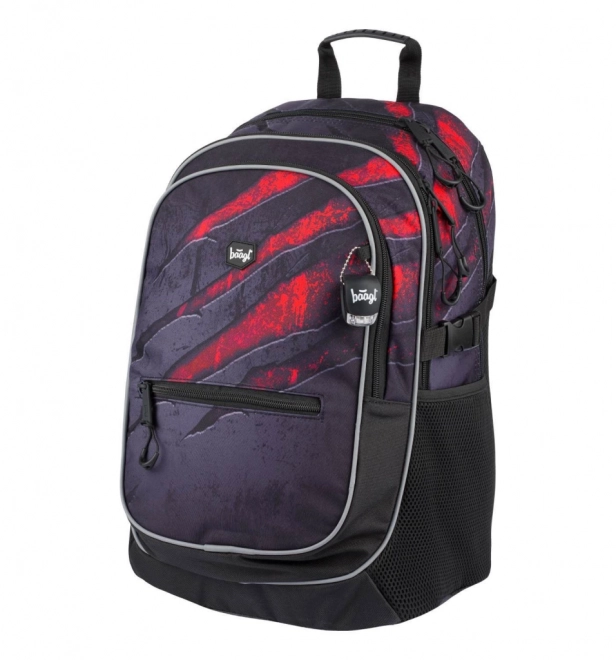 BAAGL SET 3 Core Lava: rugzak, etui, zakje