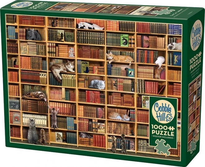 Puzzel Kattenbibliotheek 1000 stukjes