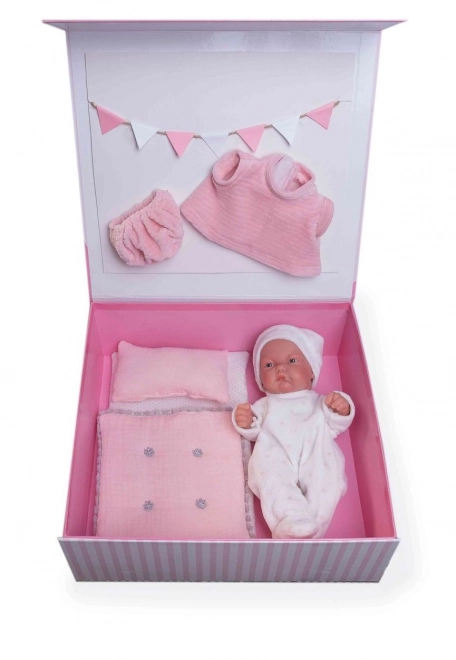 Antonio Juan 84094 PITU - realistische babypop met volledig vinyllichaam - 26 cm
