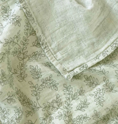 Mousseline XL handdoek blossom – Sage