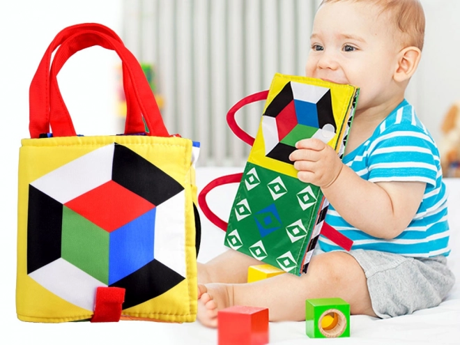 Vouwbare zintuiglijke boekje voor baby's