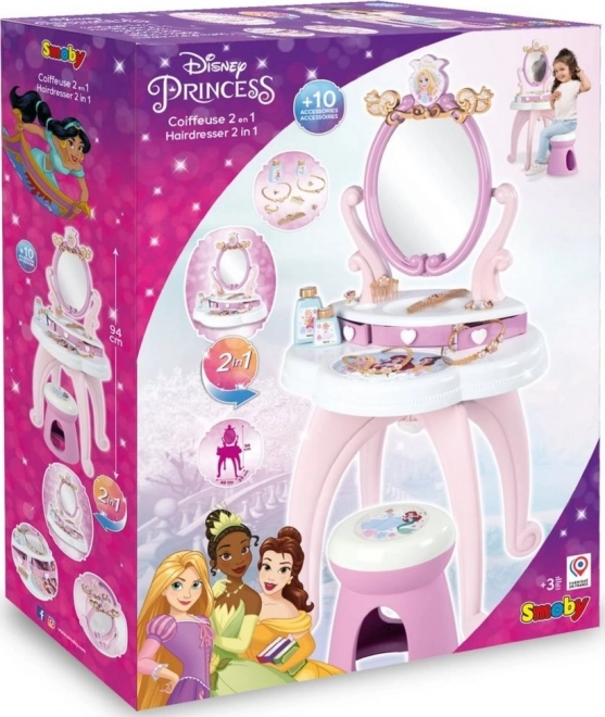 SMOBY Toilettafel 2in1 Disney Prinsessen