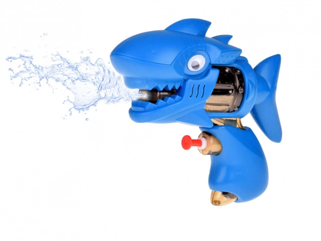 Zakformaat waterpistool Blauwe Haai voor kinderen