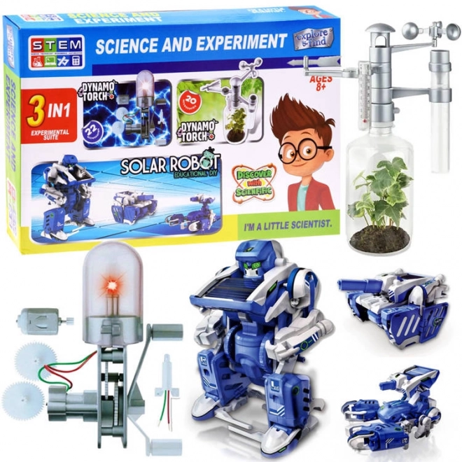 Roboticaset Jonge Wetenschapper 3 in 1 ZA3325