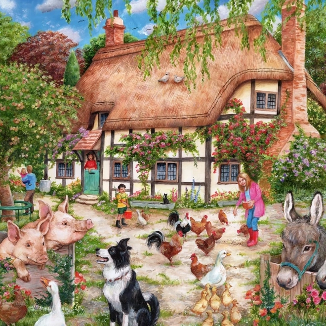 Ravensburger Puzzel Huisje op het platteland 1000 stukjes
