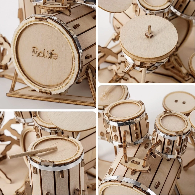 Bicicel set - 3D houten bouwpakket