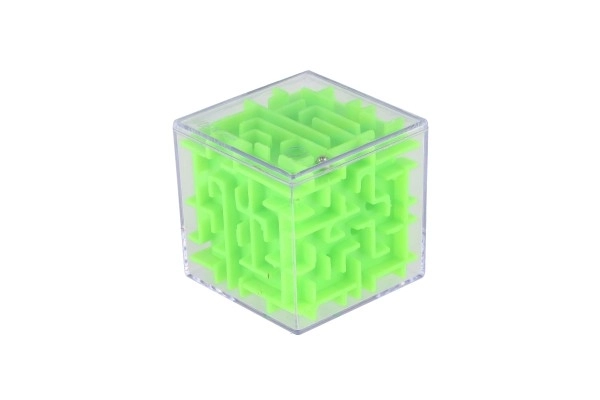 Puzzelkubus plastic 5x5cm kleurenmix