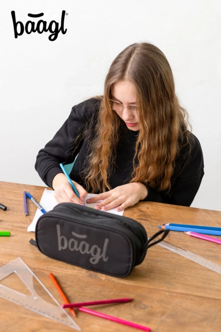 Studenten etui Baagl Zwart