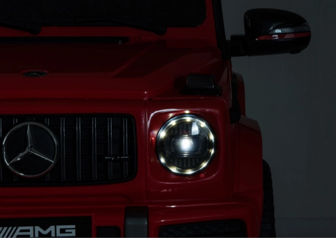 Kinderen auto op accu Mercedes G63 rood