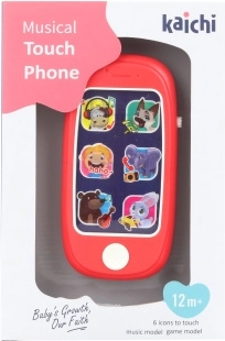 Kindertouchtelefoon met licht en geluiden