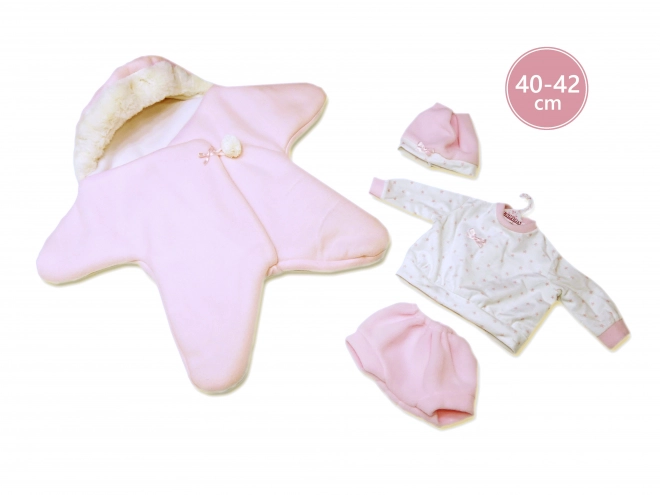 Llorens M740-38 kleding voor baby pop NEW BORN maat 40-42 cm
