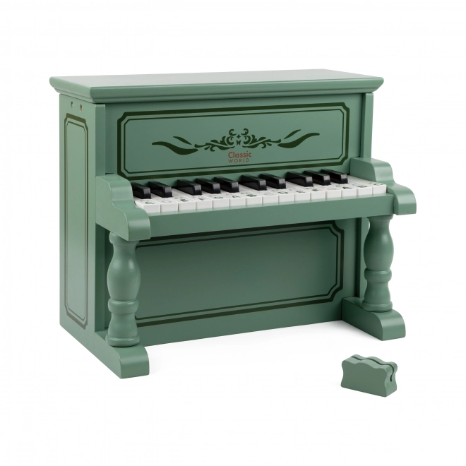 Houten piano Classic World met lesboek