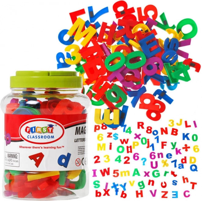 Magnetische letters en cijfers – alfabet 80 stuks