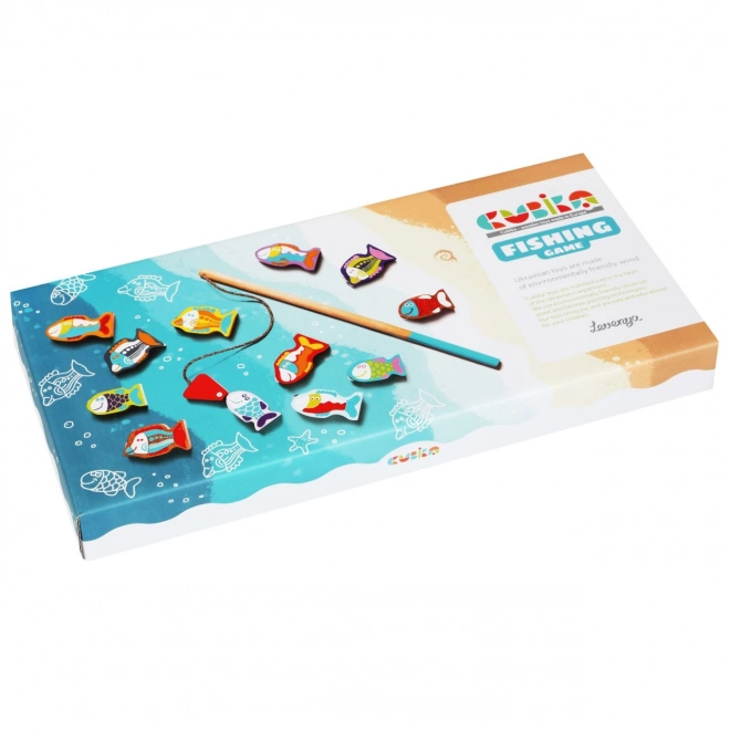 CUBIKA 13739 Rybolov - houten spel 14 delen