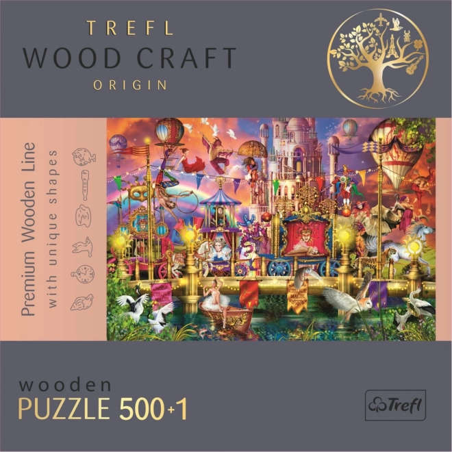 Houten puzzel Magische wereld 501 stukjes