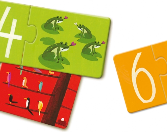 Duo puzzel Nummers DJECO