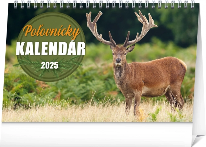 NOTIQUE Tafel Jachtkalender 2025, 23,1 x 14,5 cm